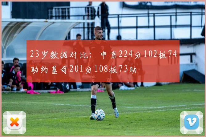 23岁数据对比：申京224分102板74助约基奇201分108板73助